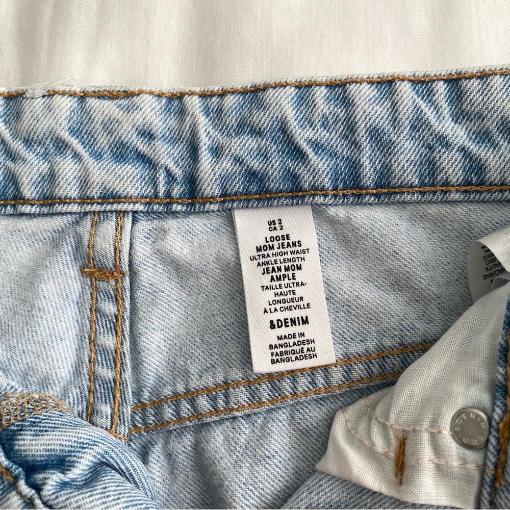 &Denim Loose Mom Jeans - Picture 5 of 5